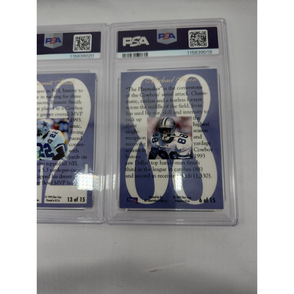 1994 Dallas Cowboys Stars Hot Numbers Aikman Smith Irvin - Picture 7 of 7